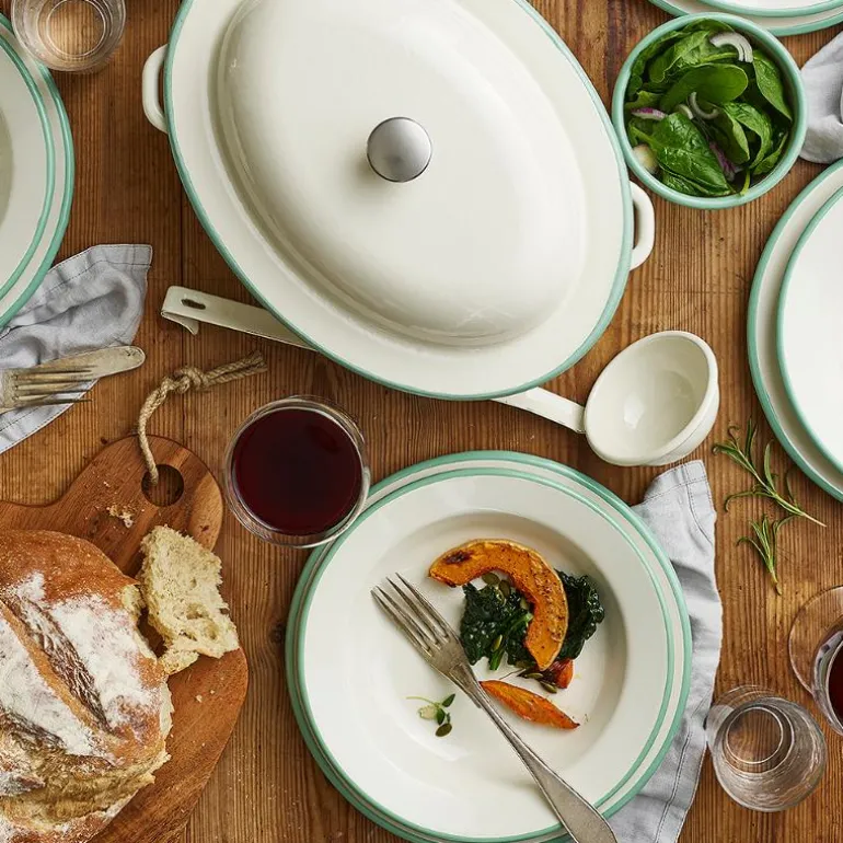 Dyp tallerken 22 cm krem