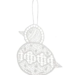 Easter påskeoppeheng 9,5 cm hvit