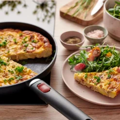 ECO Lite QXR stekepanne 28 cm avtagbart håndtak svart