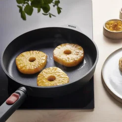 Eco logic qxr stekepanne 24 cm avtagbart håndtak svart