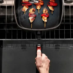 ECO Logic QXR stekepanne firkantet 24 cm avtagbart håndtak svart