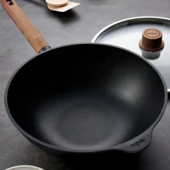 ECO Logic QXR wokpanne 28 cm fast trehåndtak