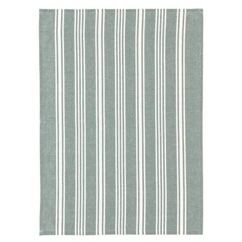 Eco Stripe kjøkkenhåndkle 70x50 cm green bay