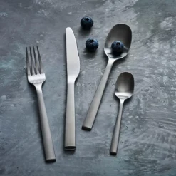 Edda bestikksett 48 deler børstet stål