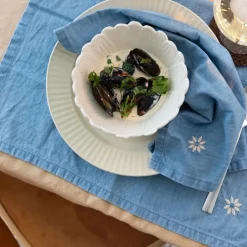 Eden denim kjøkkenhåndkle 70x50 cm 2 stk blå