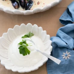 Eden denim serviett 45x45 cm 2 stk blå