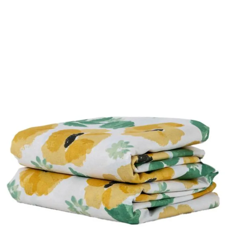 Eden voksduk 150x250 cm blandet gult