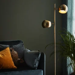 Edgar gulvlampe 145 cm antik