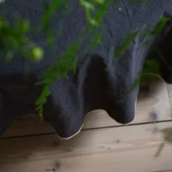 Edith rund duk 180 cm grå