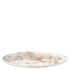 Effect tallerken 26,5 cm brun/hvit