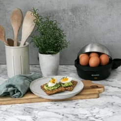 Eggkoker 7 egg rustfritt stål