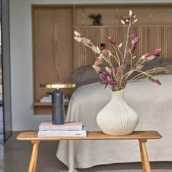 Eik vase 27x28 cm krem