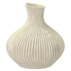 Eik vase 31x33,5 cm krem