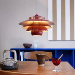 EJKA pendel 20 cm mørkerød