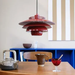 EJKA pendel 20 cm mørkerød