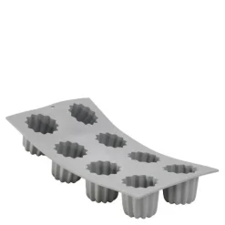 Elastomoule bakeform for 8 canelés grå