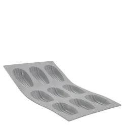 Elastomoule bakeform for 9 madeleine grå