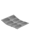 Elastomoule bakeorm for 8 stk madeleine grå