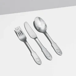 Elephant bestikksett 3 deler blank