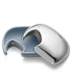 Elephant elefant boks sølv/blå