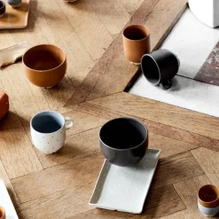 Eli tallerken 20x12 cm mat soft light grey