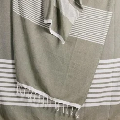 Ella Hamam duk 145x250 cm grønn