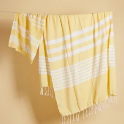Ella Hamam kjøkkenhåndkle 2 stk 50x70 cm gul