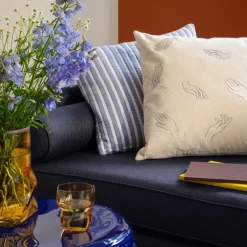 Ellen vase 22 cm harvest gold/light purple