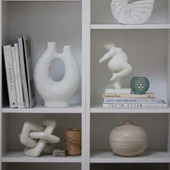 Ellia dekorasjon 15 cm hvit