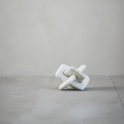 Ellia dekorasjon 15 cm hvit