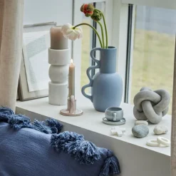 Ellia lysestake 23 cm hvit