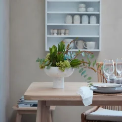 Ellia skål 25x25 cm hvit