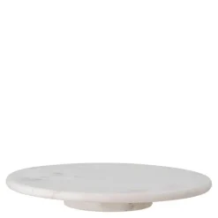 Ellin roterende fat 35,5 cm marmor hvit