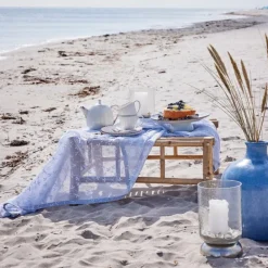 Eloise duk 280x160 cm lyseblå