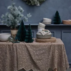 Eloise duk 280x160 cm mørk sand