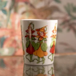 Elsa Beskow nasturtium krus 28 cl hvit