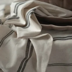 Elsa kjøkkenhåndkle 70x50 cm natur/svart