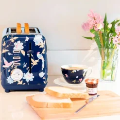 Elveden brødrister 2 skiver blue/silver