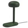 Emendo lampe med trådløs Qi-lader emerald