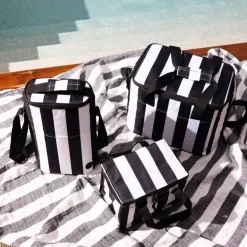 Emilie pledd 170x130 cm svart/hvit