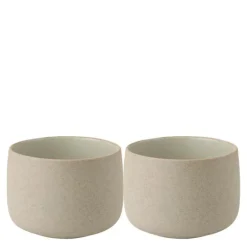 Emma krus 15 cl 2 stk grå