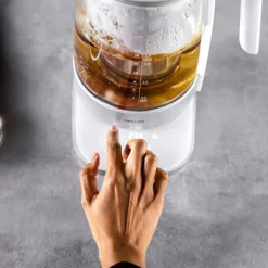 Enfinigy vannkoker glass m/tesil 1,7L sølv