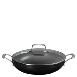 ENSC traktørpanne med glasslokk 3,2L 28 cm black