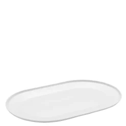 ENSO ovalt fat 35x22 cm super white