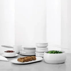 ENSO ovalt fat 35x22 cm super white