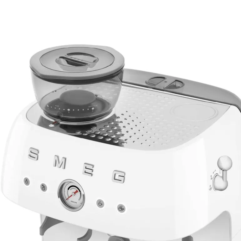 Espressomaskin EGF03 2,4L m/kaffekvern hvit