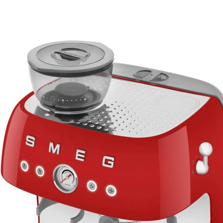 Espressomaskin EGF03 2,4L m/kaffekvern rød