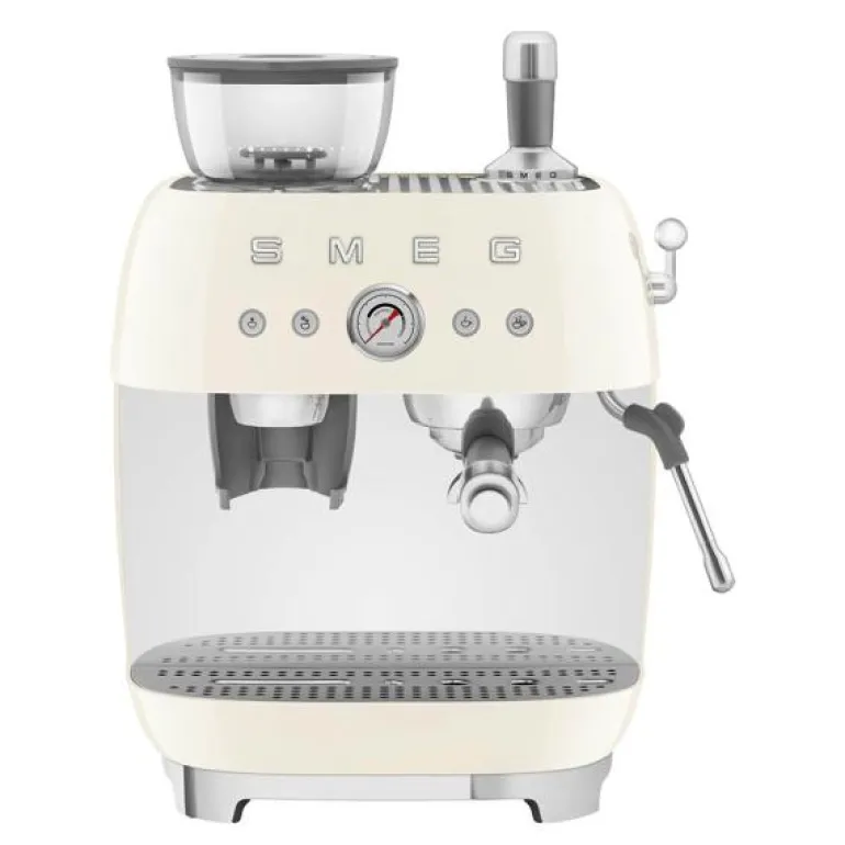 Espressomaskin EGF03 2,4L m/kaffekvern krem