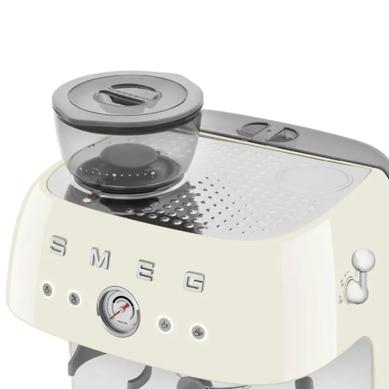 Espressomaskin EGF03 2,4L m/kaffekvern krem