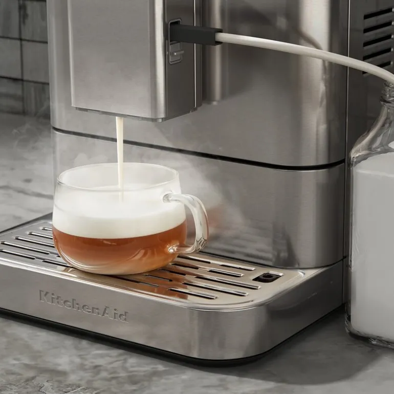 Espressomaskin helautomatisk KF6 rustfritt stål